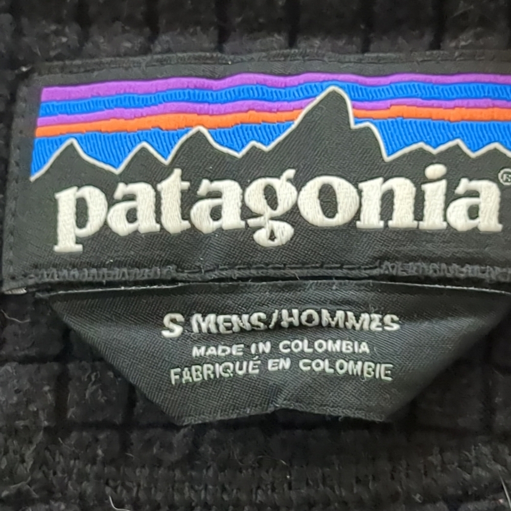 Patagonia R1 Regulator Grid Fleece Hoodie Full Zip Small Black - Picture 7 of 9
